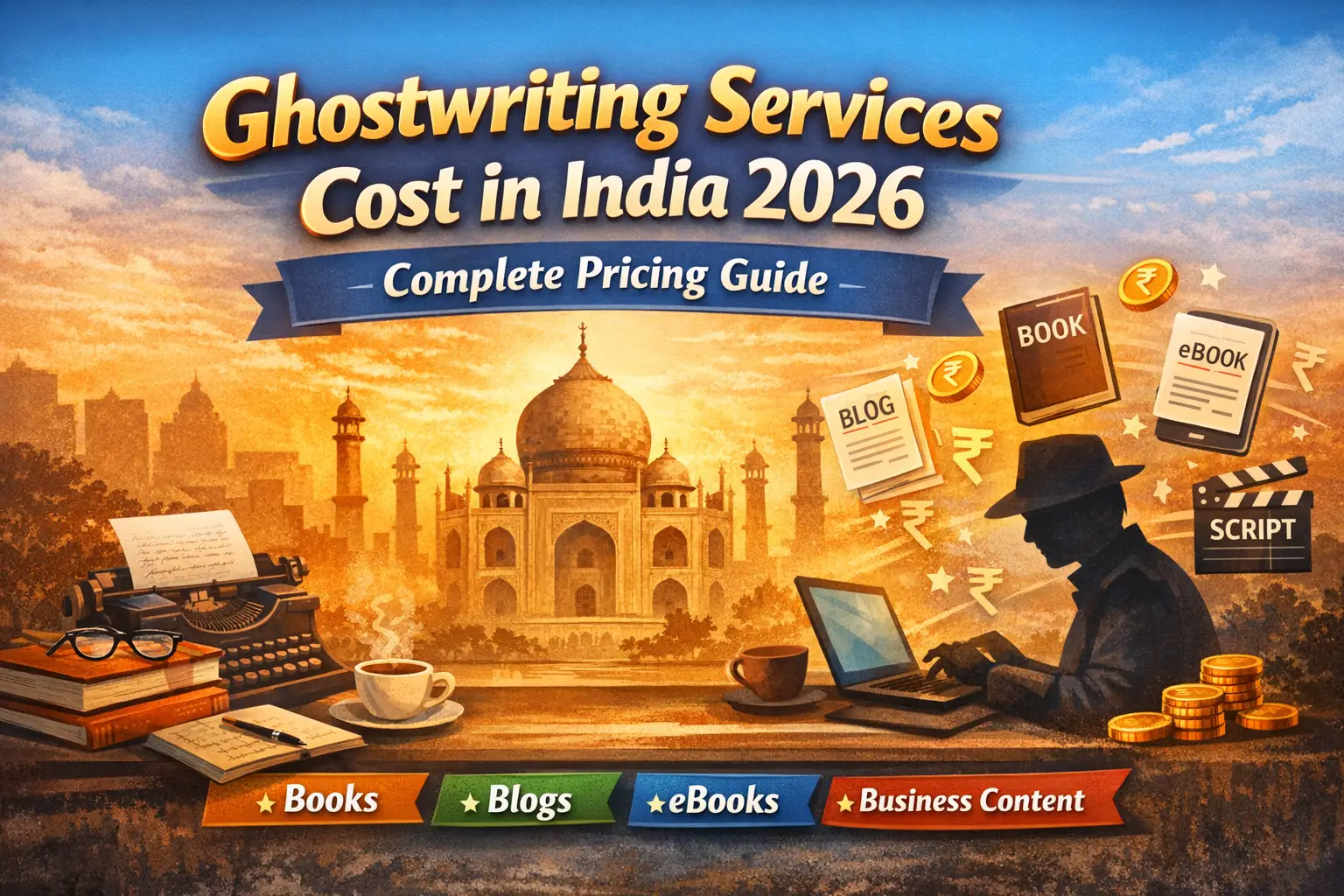 Ghostwriting Services Cost in India 2026: Complete Pricing Guide for Books, Blogs & Business Content