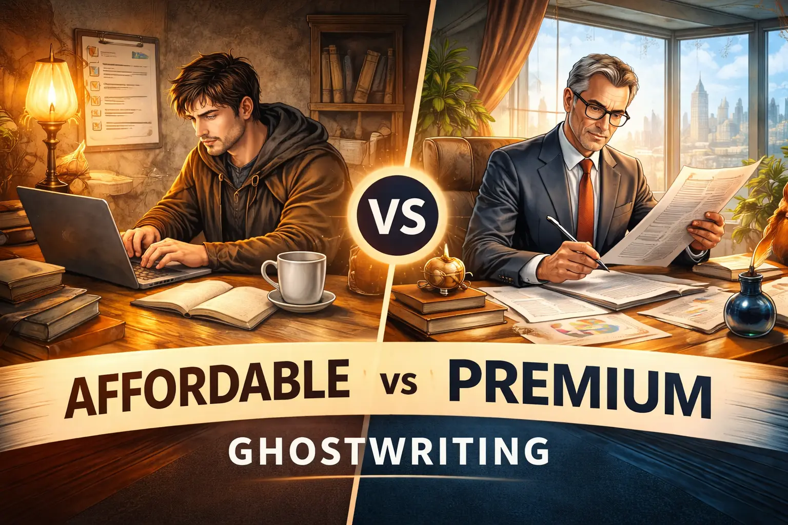 Affordable vs Premium Ghostwriting